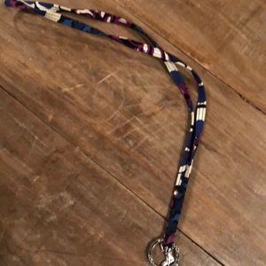 Vera Bradley AfricanViolet Lanyard.  Barely used